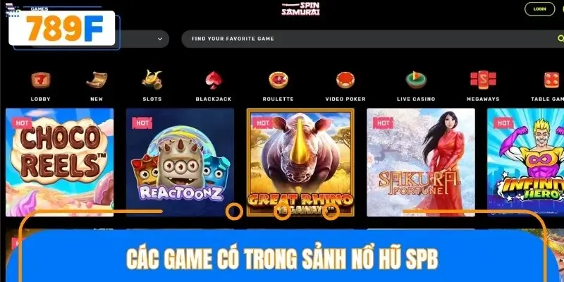 Các tựa game hấp dẫn đang có mặt tại sảnh nổ hũ