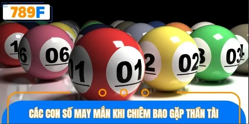 Các con số may mắn khi chiêm bao gặp thần tài