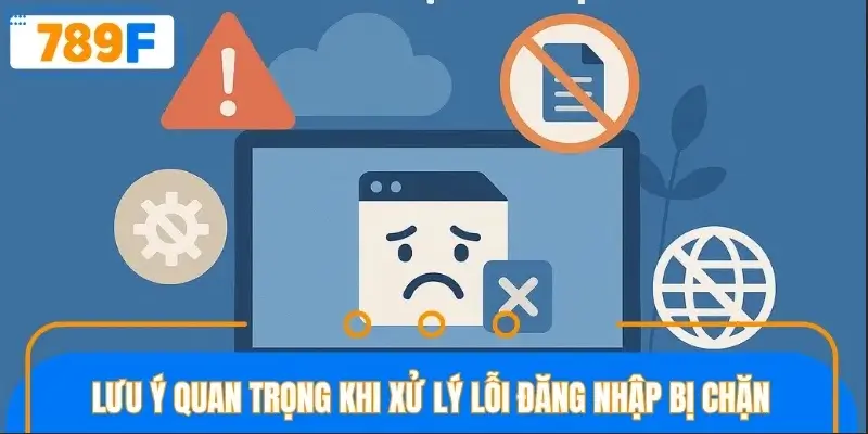 Một vài lưu ý cần nhớ khi khắc phục lỗi bị chặn truy cập